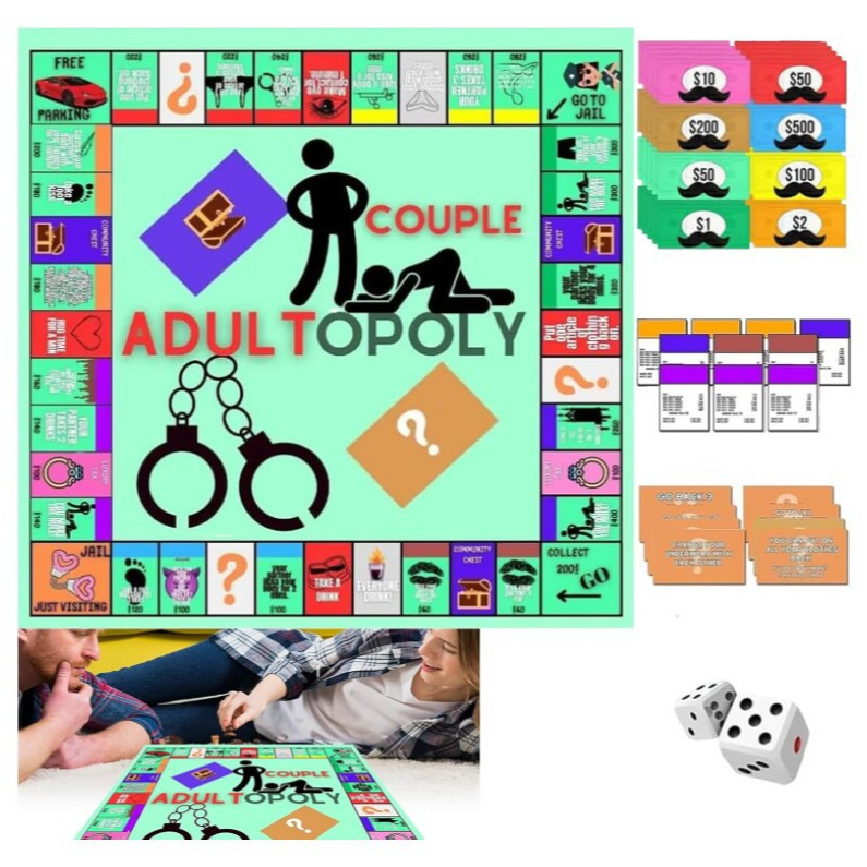 Board Game Festival - Çiftler İçin Satranç Tahtası Monopoly Parti
