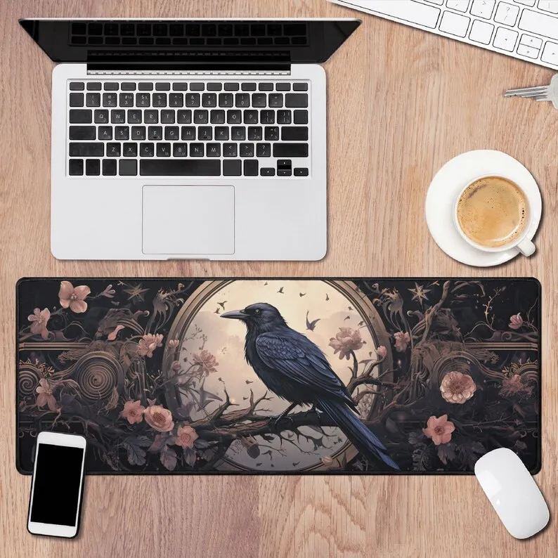 Board Game Zen - Koyu Raven Raven kır çiçekleri gotik