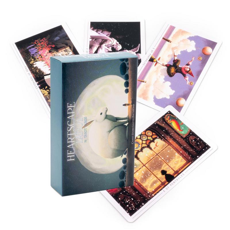 Board Game Oracle - Tarot kartı Heartscape Tarot tam İngilizce