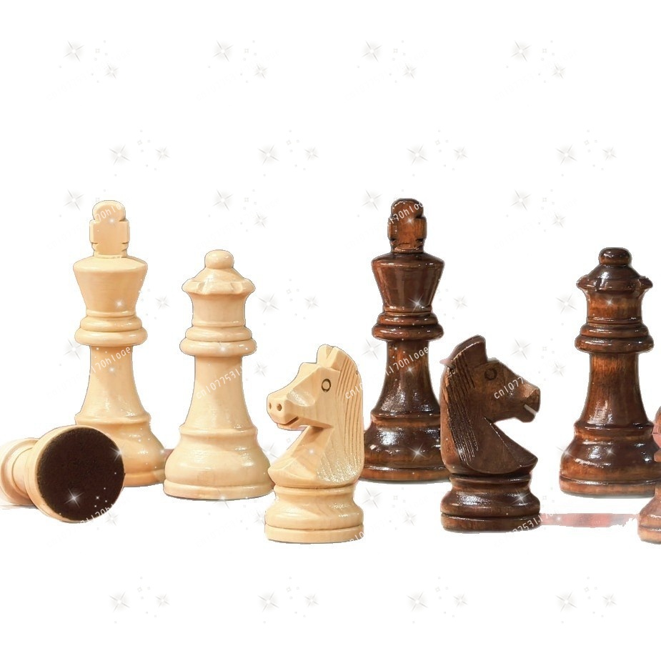 Chess Set Wooden - 3,75 inç Standart Yarışma Büyük Boy