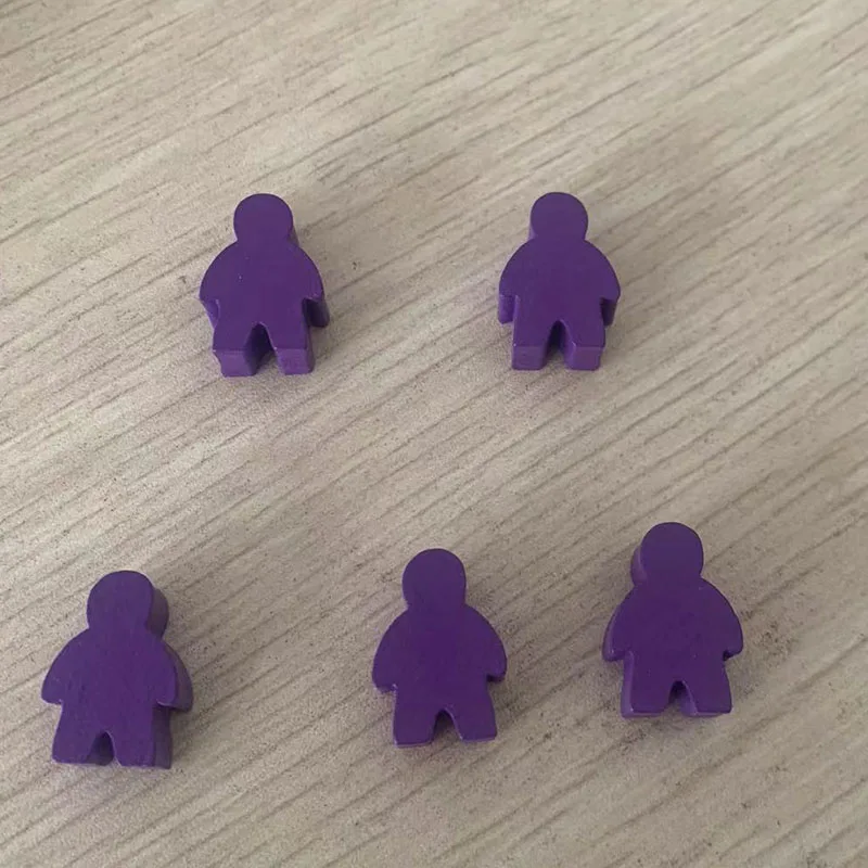 Chess Set Wooden - 5 adet/takım İnsansı Ahşap Satranç Oyunu