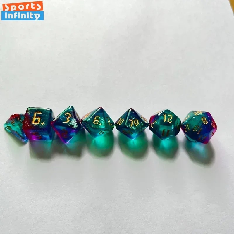 7 adet/takım Çift Renk Çokyüzl - Board Game Font incelemesi ve fiyatı