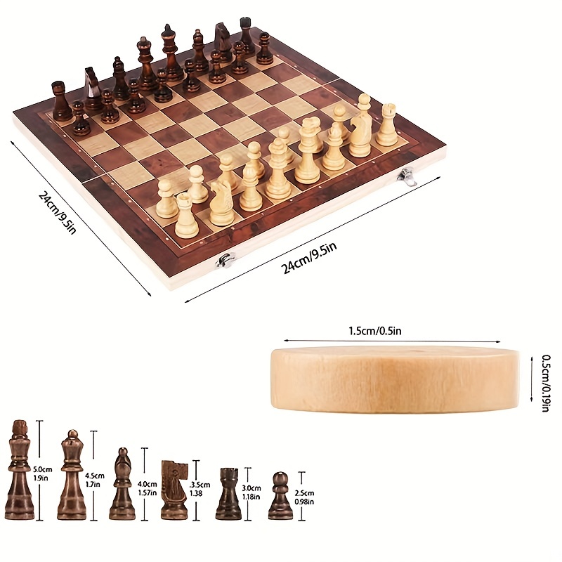 3'ü 1 Arada Satranç Tahtası, K - Board Game Quacks incelemesi ve fiyatı