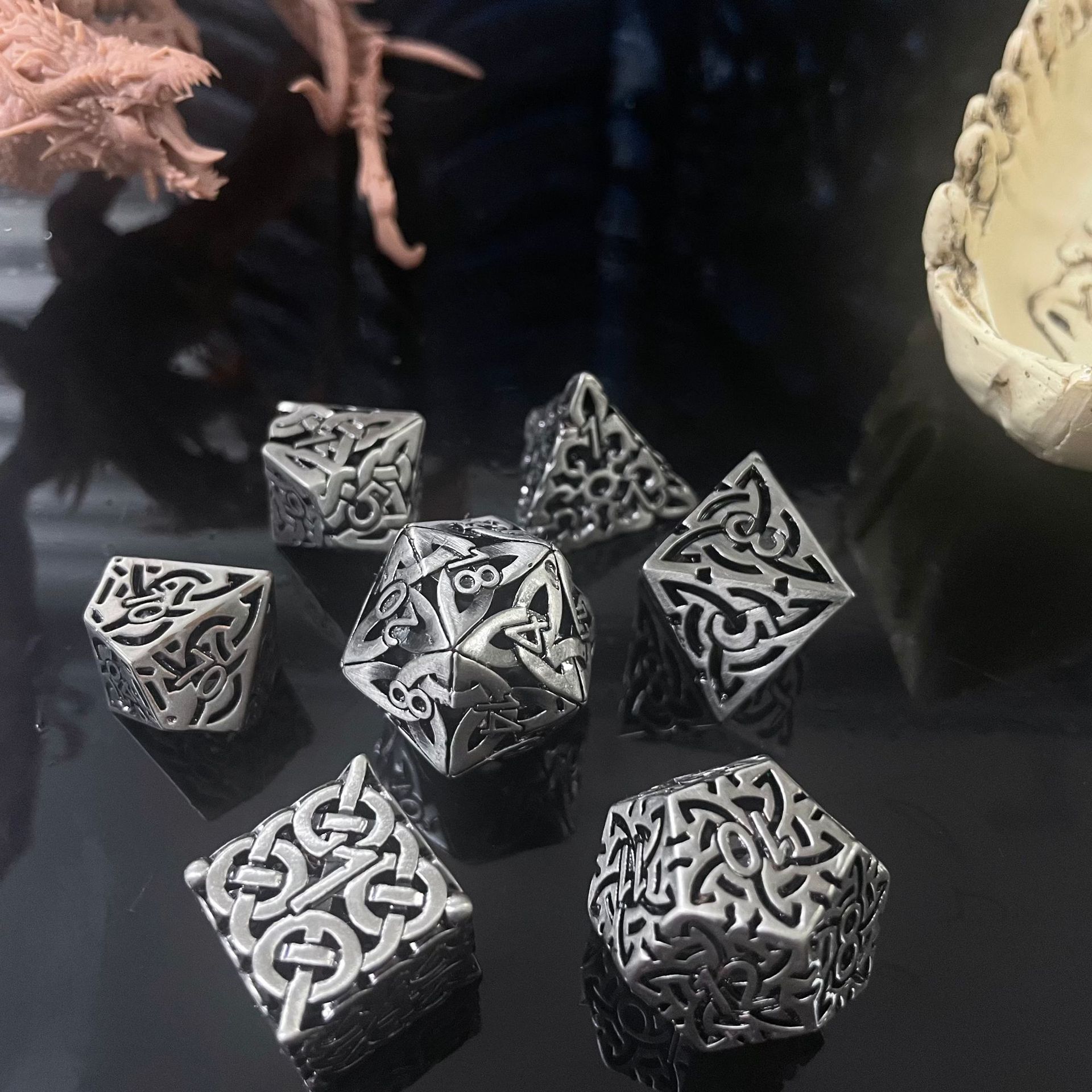 7 adet Cosplay D4-D20 DND piri - Board Game Land incelemesi ve fiyatı