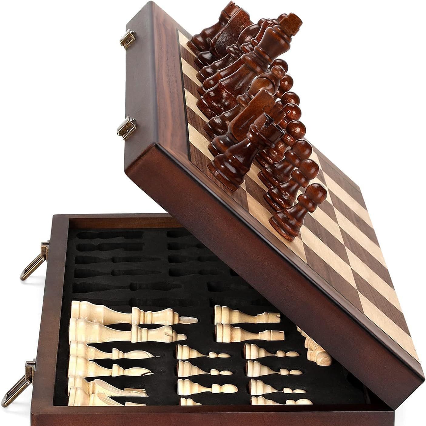 Ahşap Kaplama Satranç Seti, Ce - Chess Set Wooden incelemesi ve fiyatı