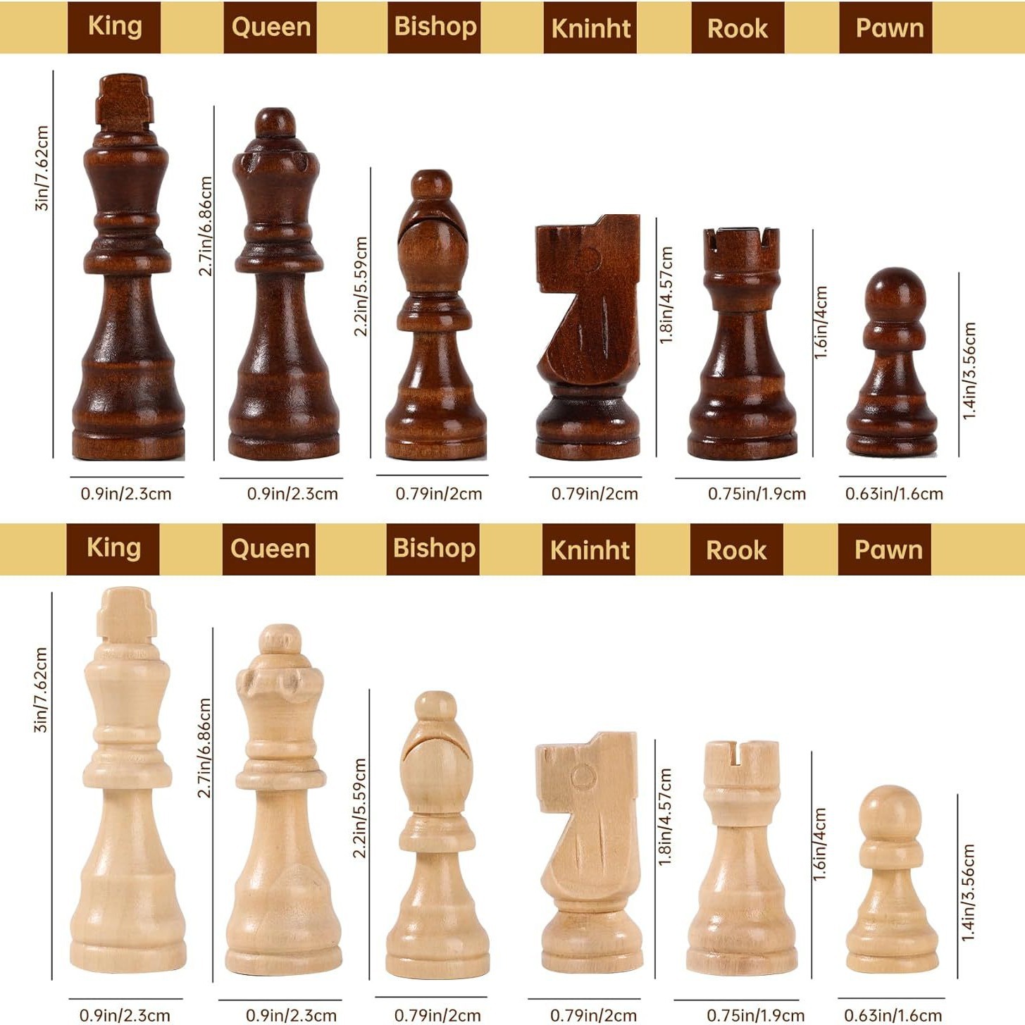 Ahşap Kaplama Satranç Seti, Ce - Chess Set Wooden incelemesi ve fiyatı