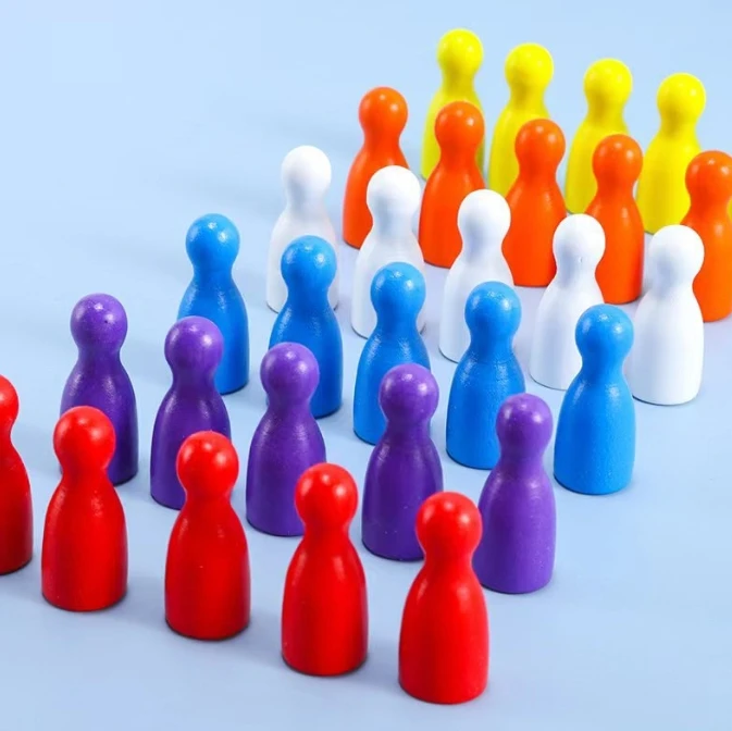100 Adet Renkli Ahşap Satranç  - Chess Set Wooden incelemesi ve fiyatı