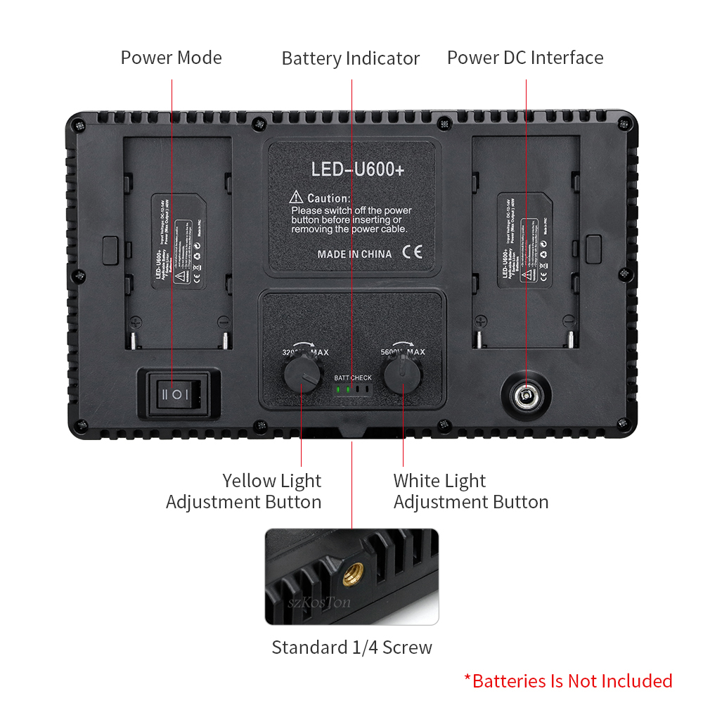 U800 LED fotoğraf stüdyo ışığı - Board Game Video Games incelemesi ve fiyatı