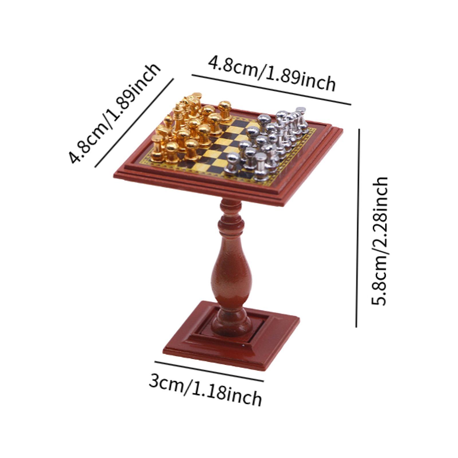 Dollhouse Minyatür Uluslararas - Chess Set Wooden incelemesi ve fiyatı