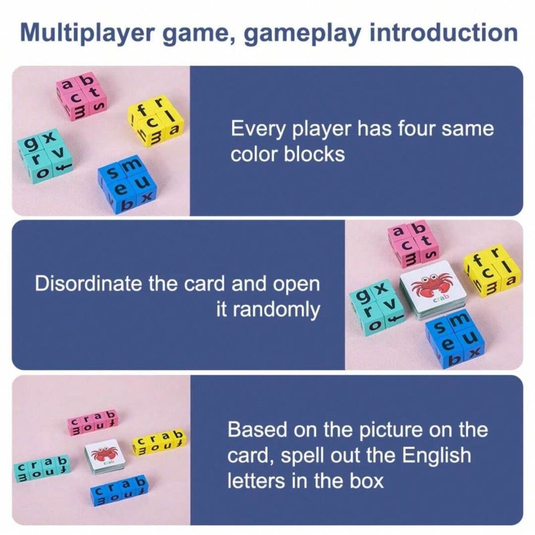 Çocuklar için Alfabe Yazım Tah - Board Game Word incelemesi ve fiyatı