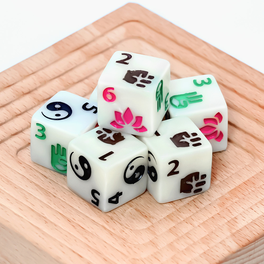 6 adet Zen Temalı Çok Yüzlü Za - Board Game Zen incelemesi ve fiyatı