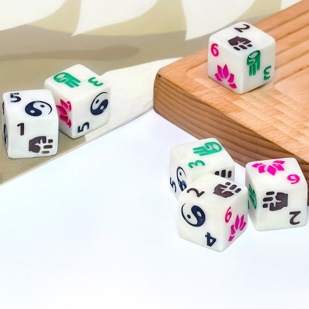 6 adet Zen Temalı Çok Yüzlü Za - Board Game Zen incelemesi ve fiyatı