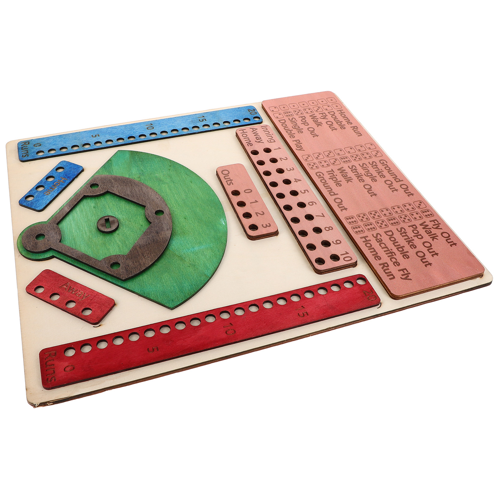 Ahşap Beyzbol Oyunu Renkli Mas - Board Game Festival incelemesi ve fiyatı