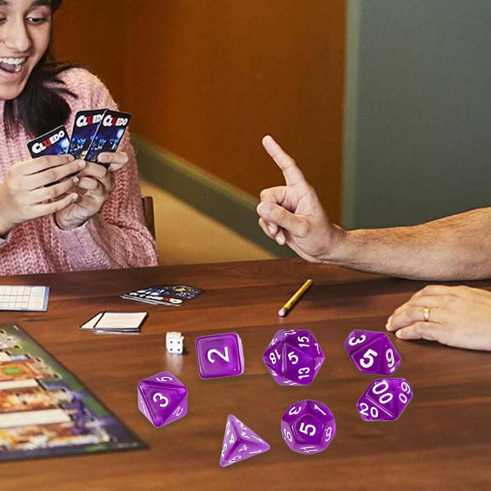 7 Adet Yeni Tek Renkli Zar Çok - Board Game Font incelemesi ve fiyatı