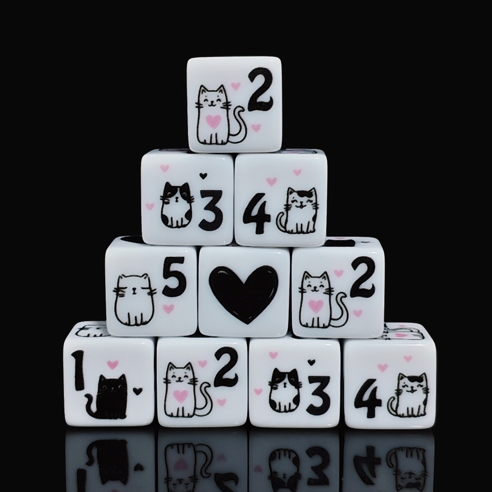 12'li Set 16mm Sevimli Kedi Za - Board Game Design incelemesi ve fiyatı