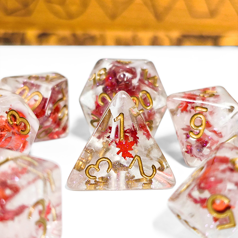7 adet DND zar şeffaf reçine s - Board Game Land incelemesi ve fiyatı