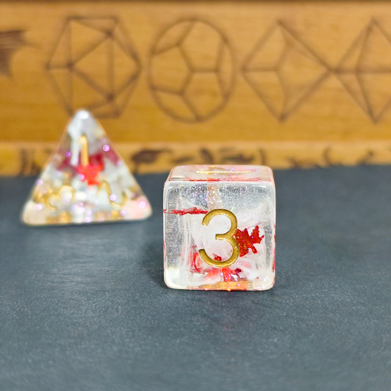 7 adet DND zar şeffaf reçine s - Board Game Land incelemesi ve fiyatı