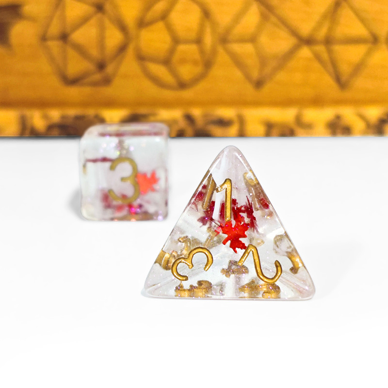 7 adet DND zar şeffaf reçine s - Board Game Land incelemesi ve fiyatı