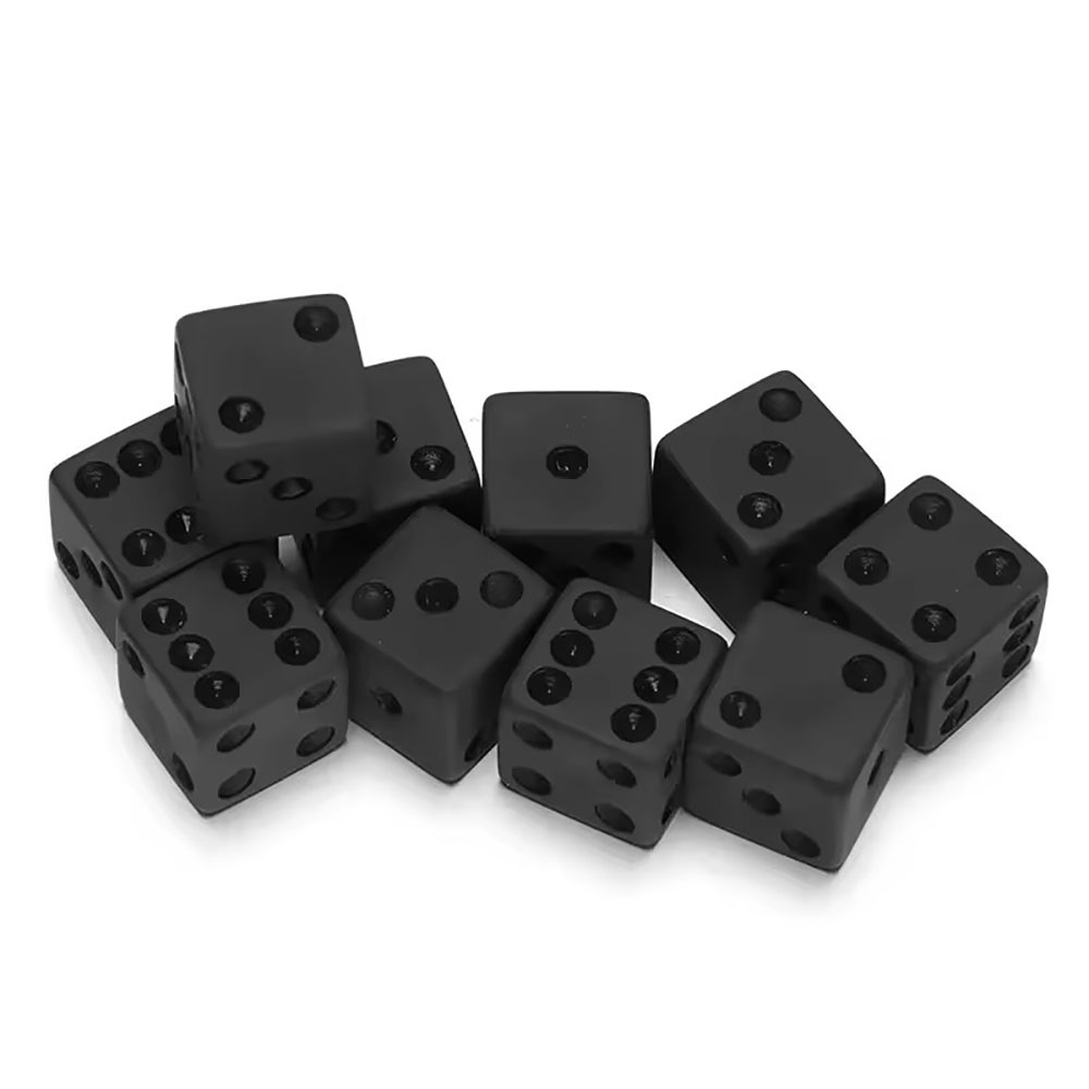 7 adet/takım yeni siyah zarlar - Board Game Font incelemesi ve fiyatı