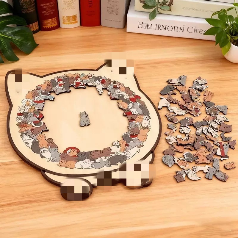 Düzensiz Kedi Şeklinde Ahşap Y - Board Game Festival incelemesi ve fiyatı