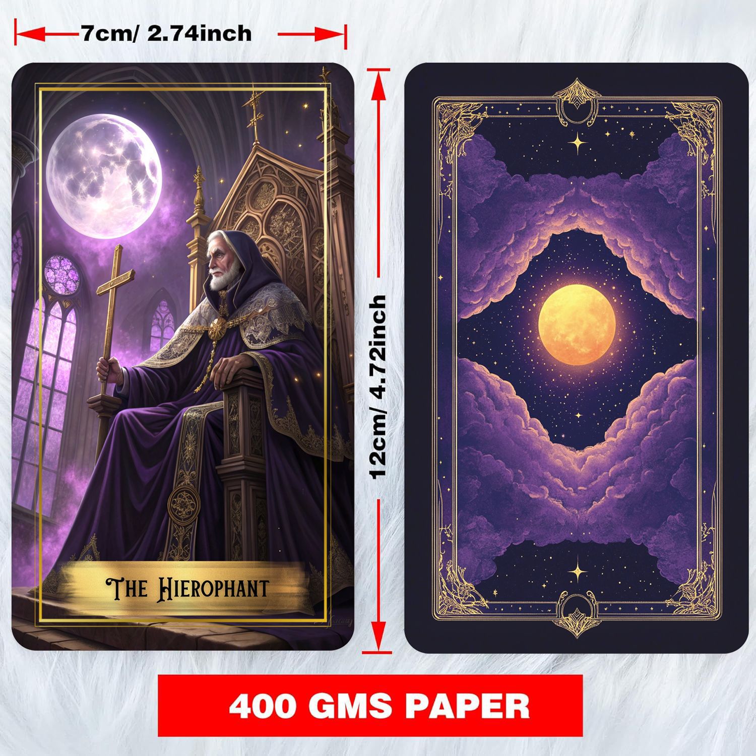 Mor Ay Tarot Kartları Destesi  - Board Game Oracle incelemesi ve fiyatı