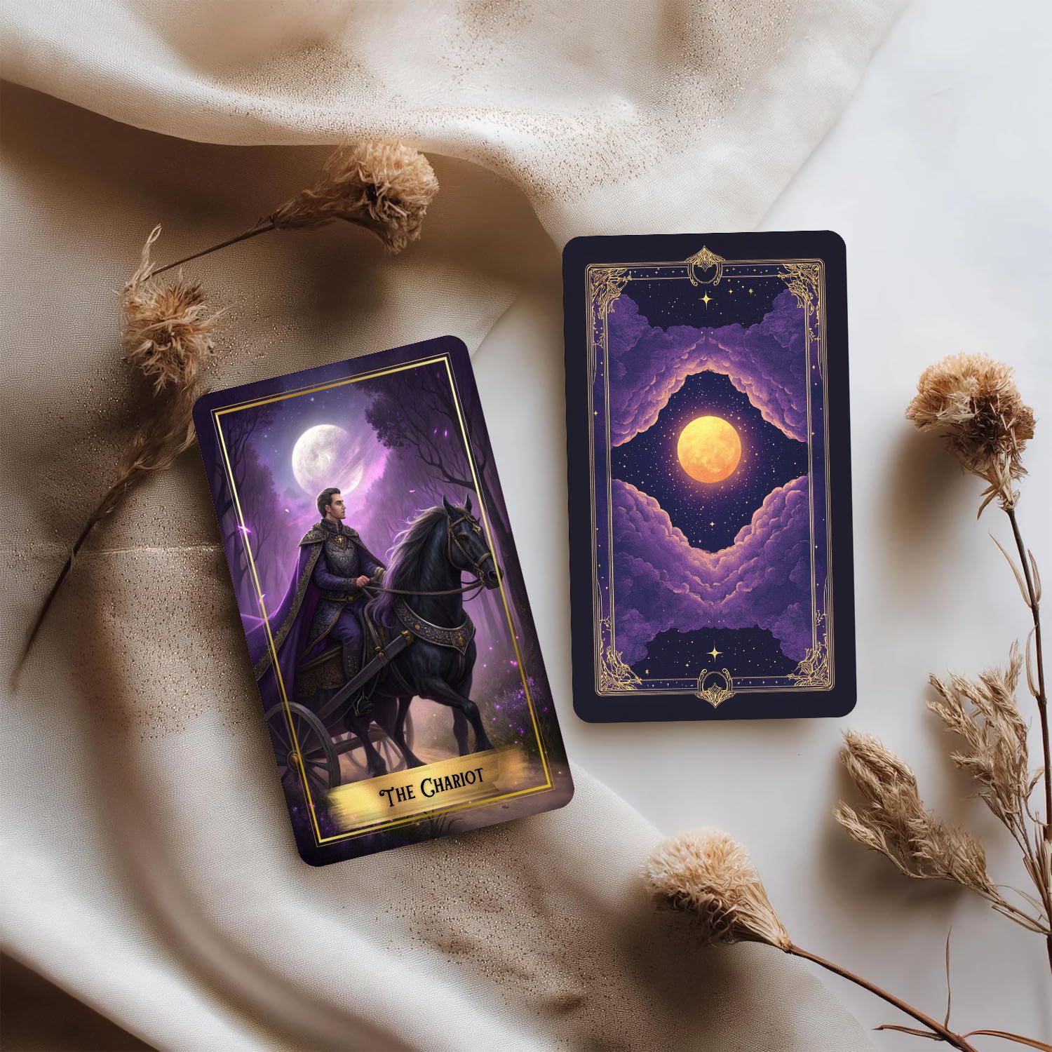 Mor Ay Tarot Kartları Destesi  - Board Game Oracle incelemesi ve fiyatı