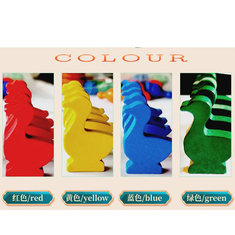 16 adet/takım Kaz Şekilli Ahşa - Chess Set Wooden incelemesi ve fiyatı